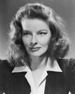 A promotional photo of Katherine Hepburn in the 1940s