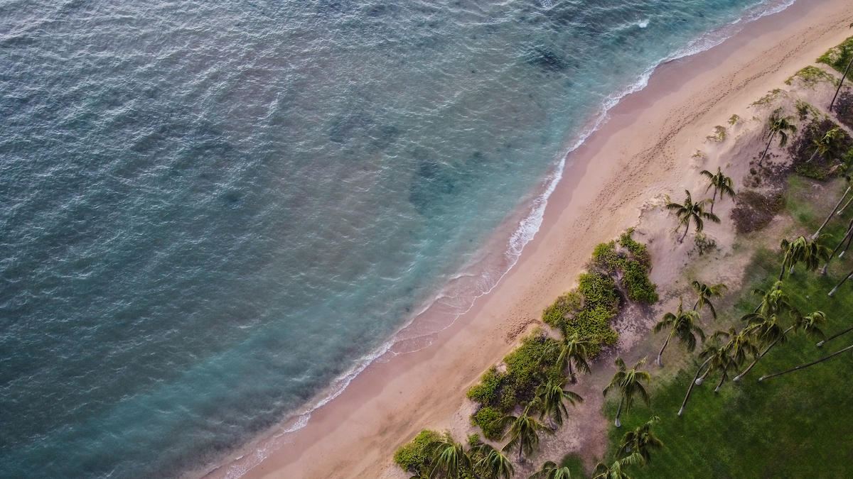 Maui Drone Photo Beach