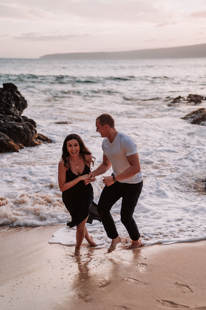 Maui Couples Photography Secret Cove Beach