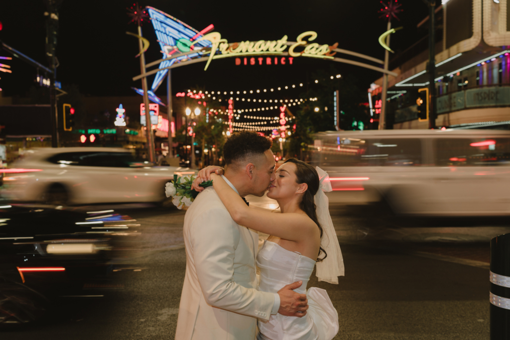 Las Vegas Elopement Fremont East Photo